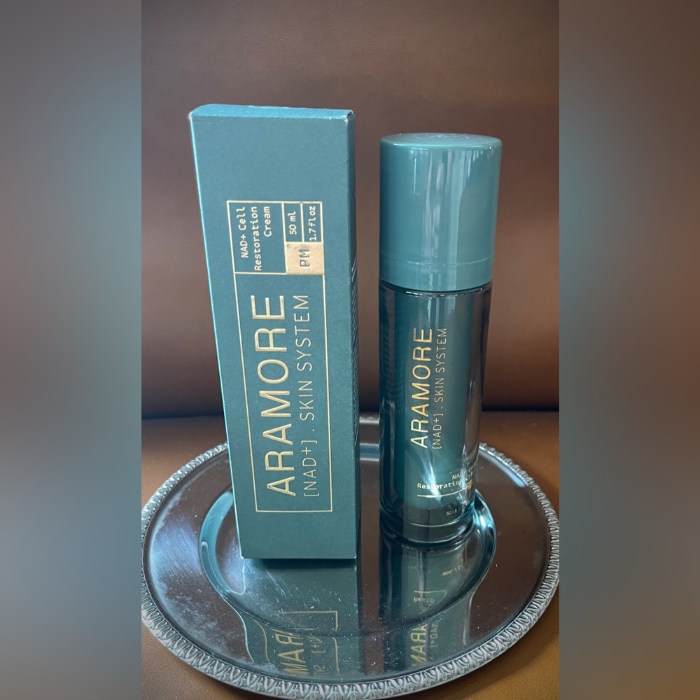 $92 ARAMORE NAD+ Skin System Cell Restoration Cream PM Full Size 1.7 oz NIB